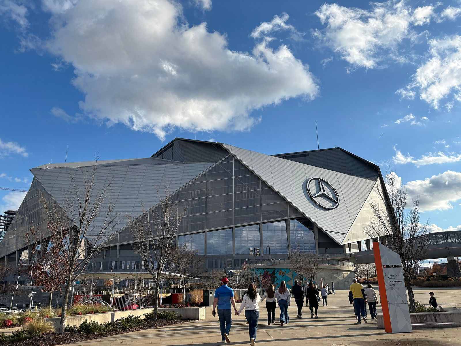 Mercedes-Benz Stadium exterior view